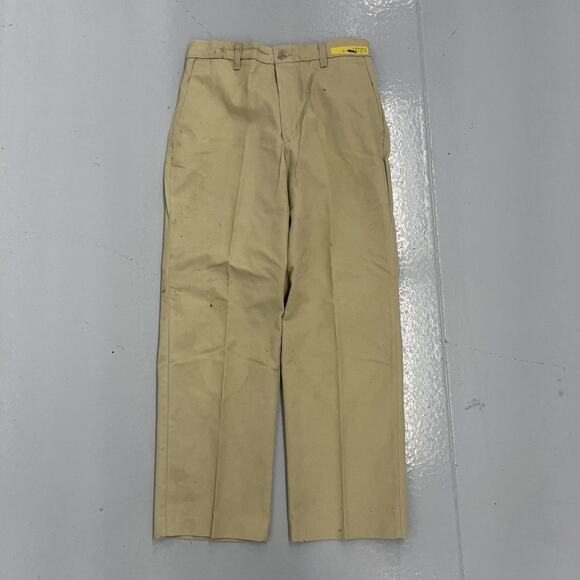 Vintage 70s 80s Red Kap Tan Canvas Workwear Chinos 29x27 - Picture 1 of 4